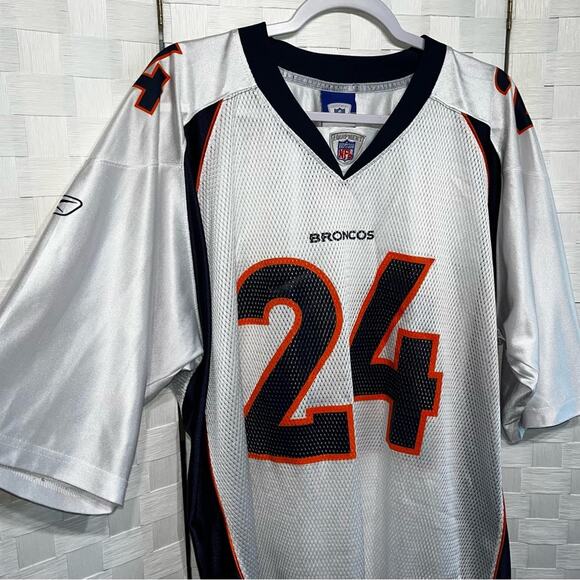 Broncos Mens Jersey Champ Bailey #24 Size XL Sporty Football NFL - Picture 9 of 11
